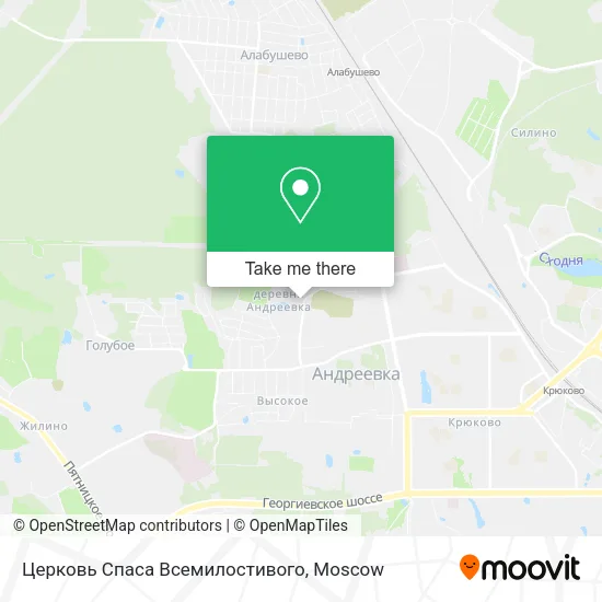 Церковь Спаса Всемилостивого map