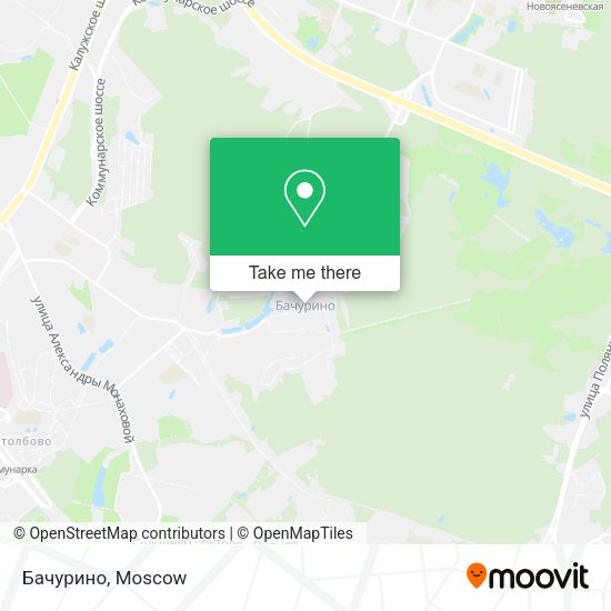 Бачурино map
