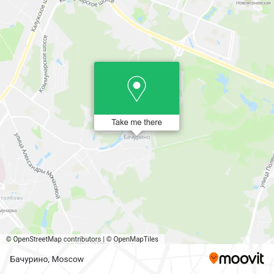 Бачурино map