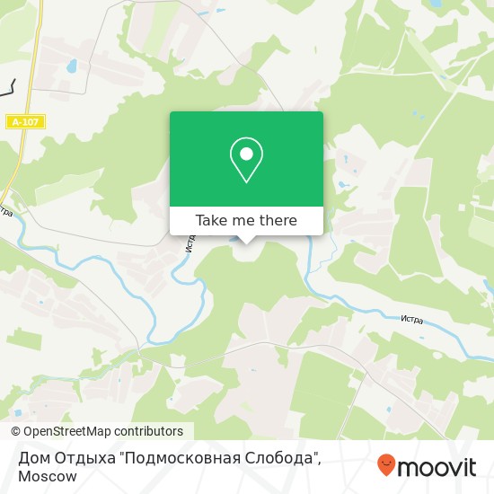 Дом Отдыха "Подмосковная Слобода" map