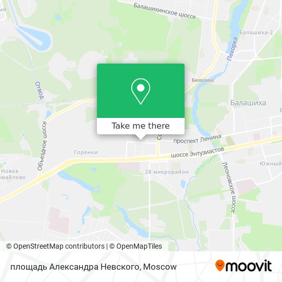 площадь Александра Невского map