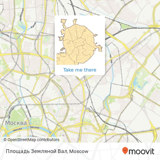 Площадь Земляной Вал map