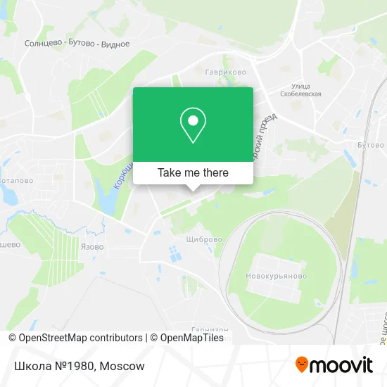 Школа №1980 map