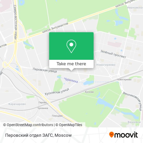 Перовский отдел ЗАГС map