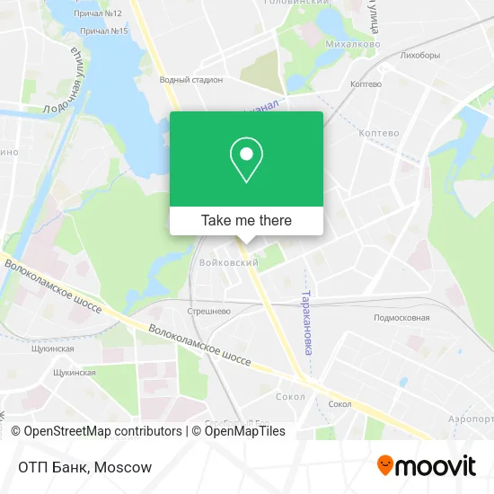 ОТП Банк map