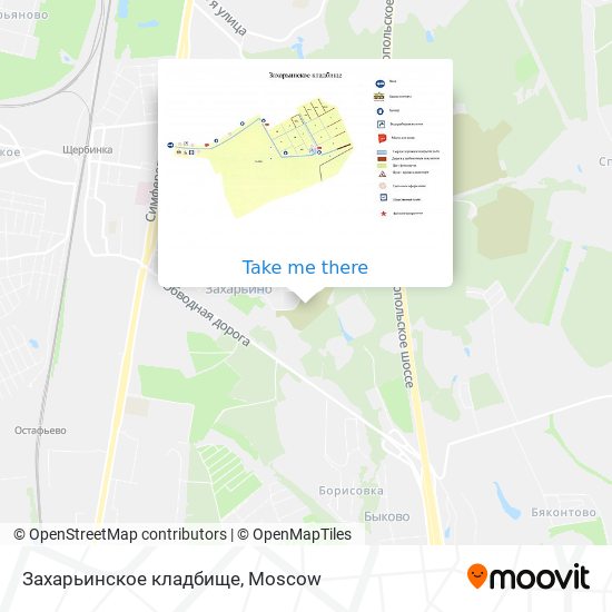 Захарьинское кладбище map