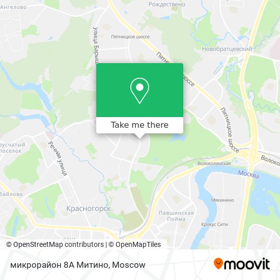 микрорайон 8А Митино map