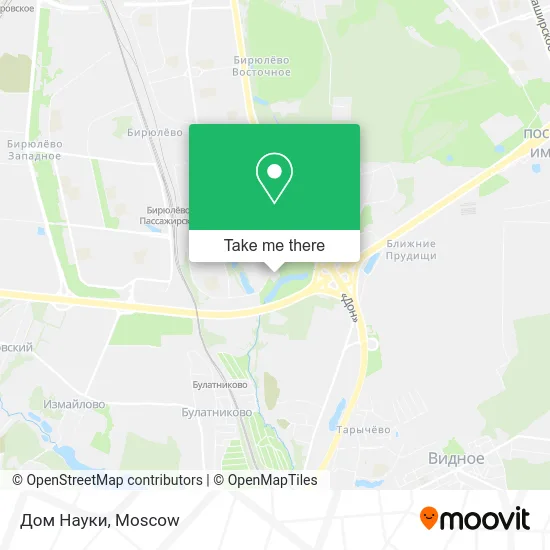 Дом Науки map