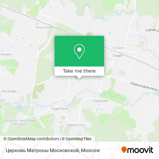 Церковь Матроны Московской map