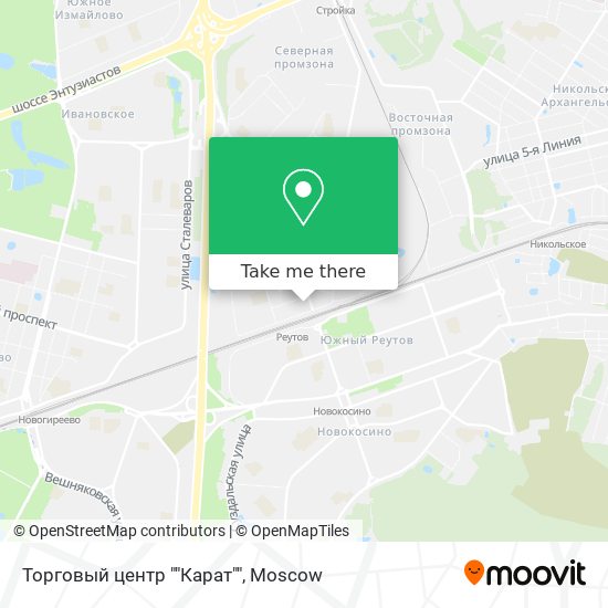 Торговый центр ""Карат"" map