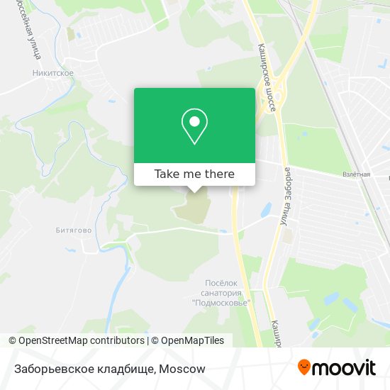 Заборьевское кладбище map