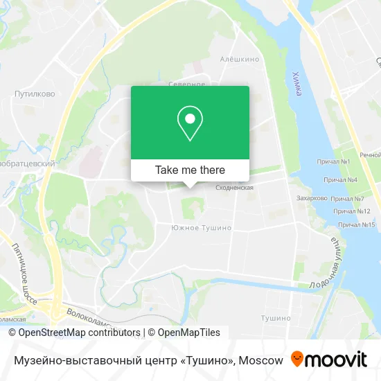 Музейно-выставочный центр «Тушино» map