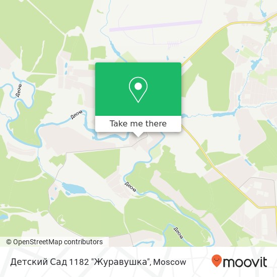 Детский Сад 1182 "Журавушка" map