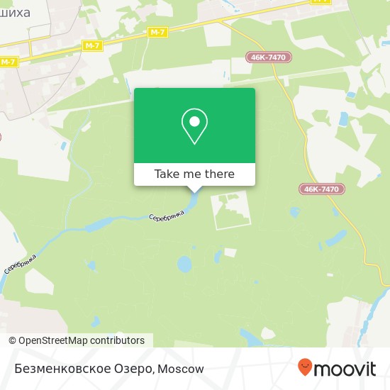 Безменковское Озеро map