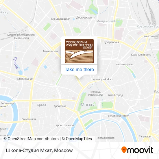 Школа-Студия Мхат map
