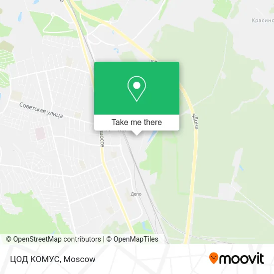 ЦОД КОМУС map