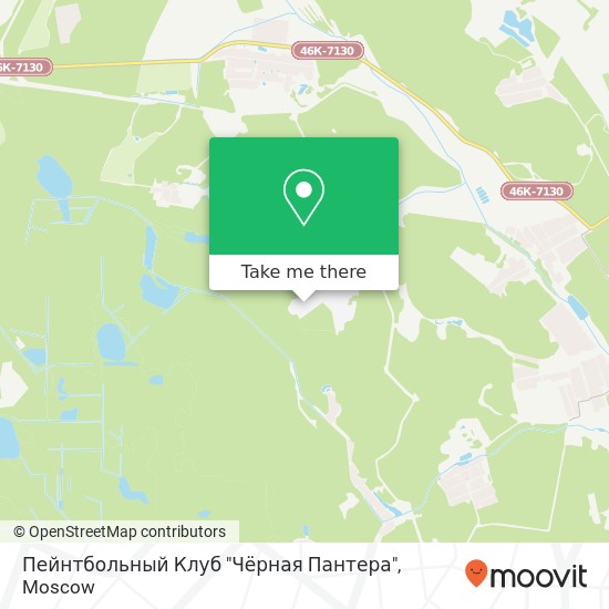 Пейнтбольный Клуб "Чёрная Пантера" map