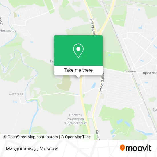 Макдональдс map