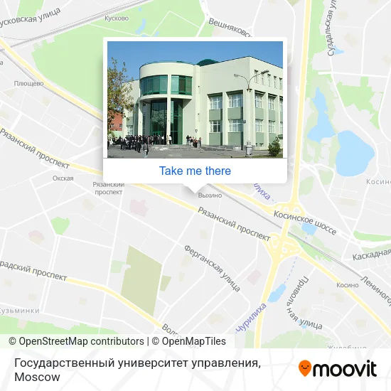 Государственный университет управления map