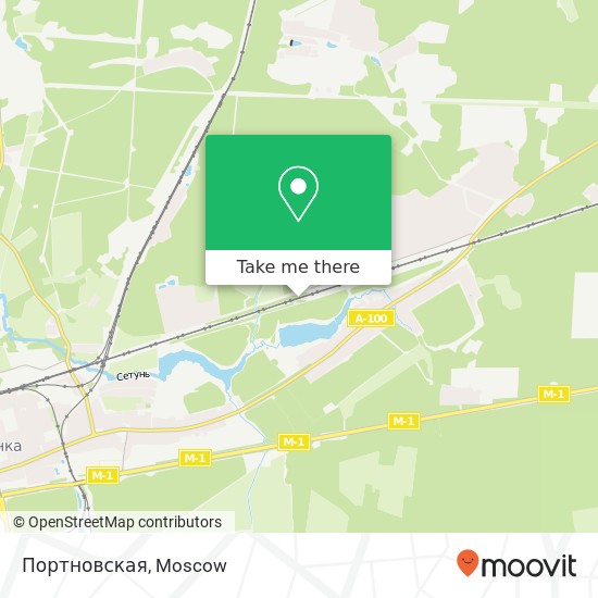 Портновская map