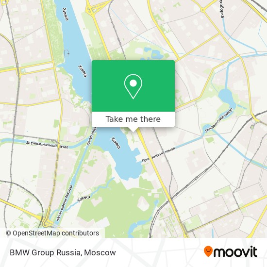 BMW Group Russia map