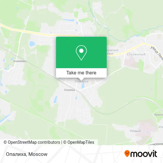 Опалиха map