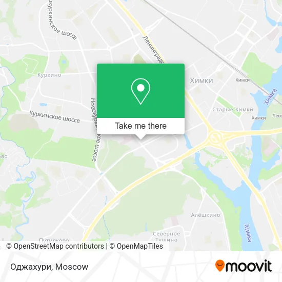 Оджахури map