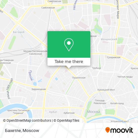Бахетле map