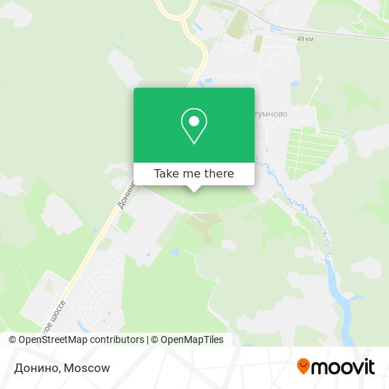 Донино map