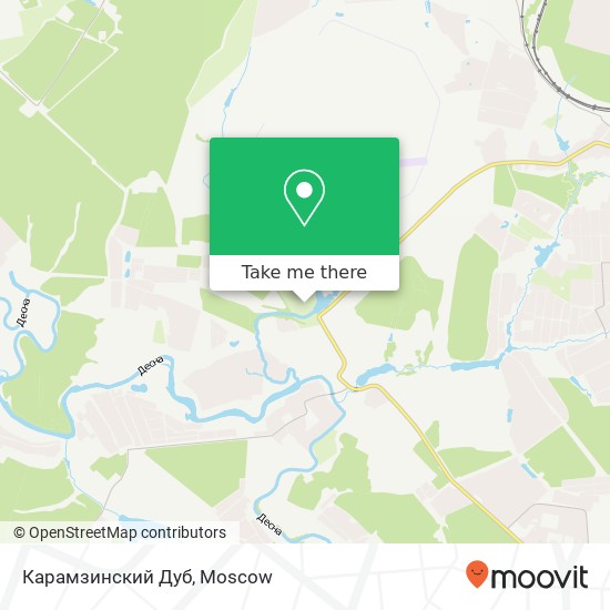 Карамзинский Дуб map