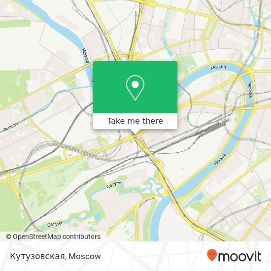 Кутузовская map