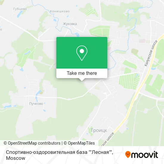 Спортивно-оздоровительная база ""Лесная"" map