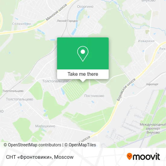 СНТ «Фронтовики» map