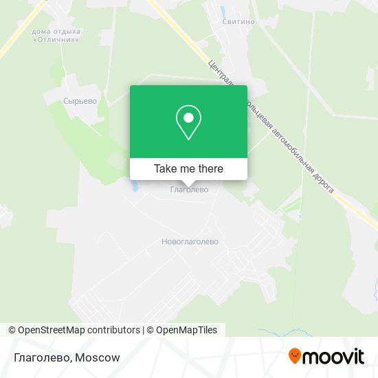 Глаголево map