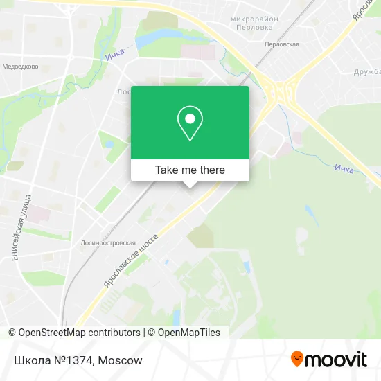 Школа №1374 map