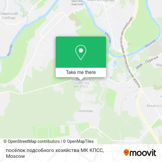 посёлок подсобного хозяйства МК КПСС map