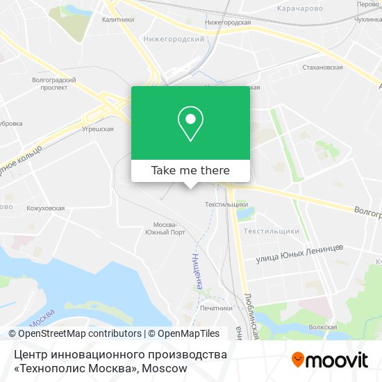 Центр инновационного производства «Технополис Москва» map