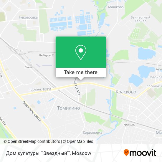 Дом культуры ""Звёздный"" map