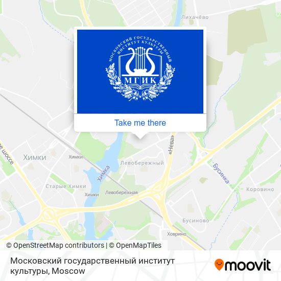 Московский государственный институт культуры map