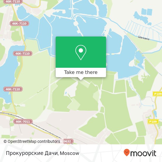 Прокурорские Дачи map