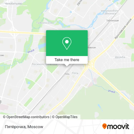 Пятёрочка map