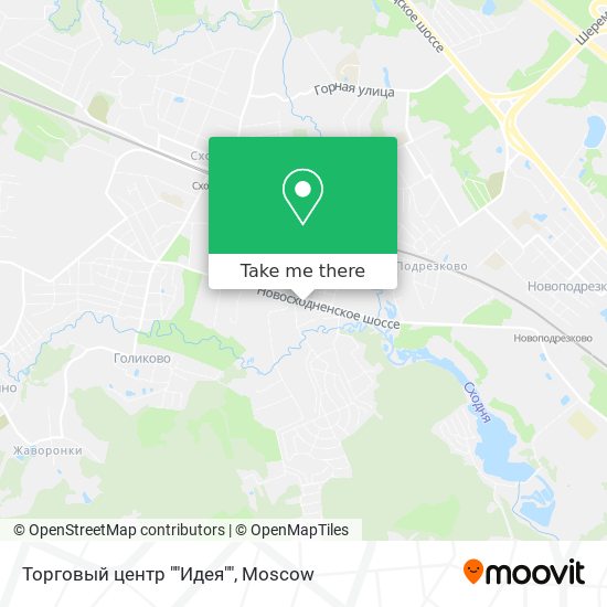 Торговый центр ""Идея"" map