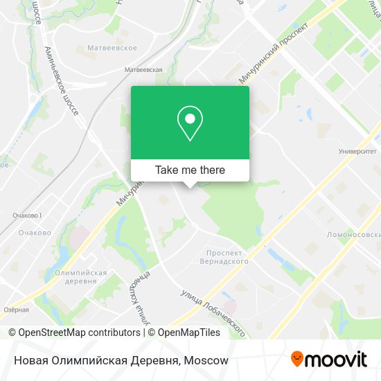 Новая Олимпийская Деревня map
