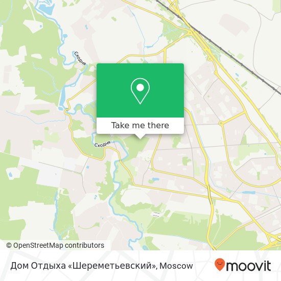 Дом Отдыха «Шереметьевский» map