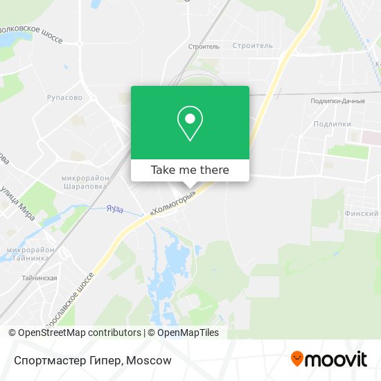 Спортмастер Гипер map