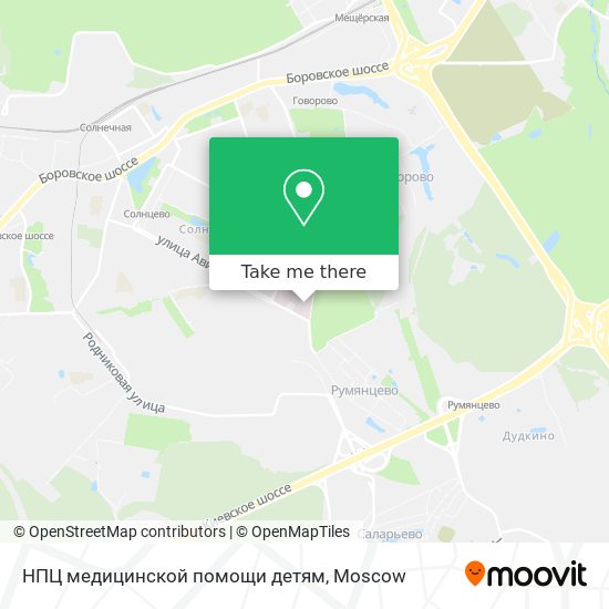 НПЦ медицинской помощи детям map