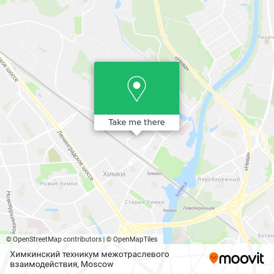 Химкинский техникум межотраслевого взаимодействия map