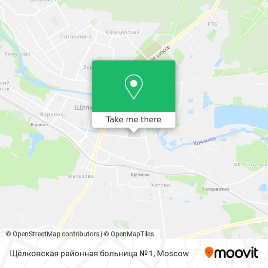 Щёлковская районная больница № 1 map