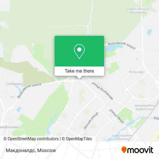 Макдоналдс map