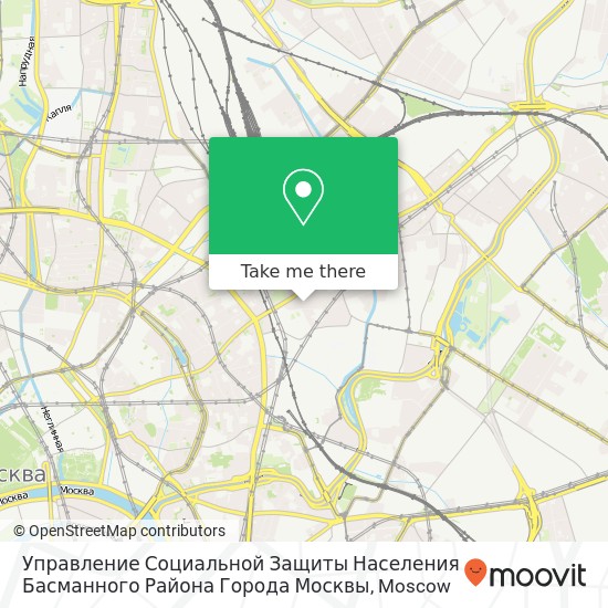 Управление Социальной Защиты Населения Басманного Района Города Москвы map